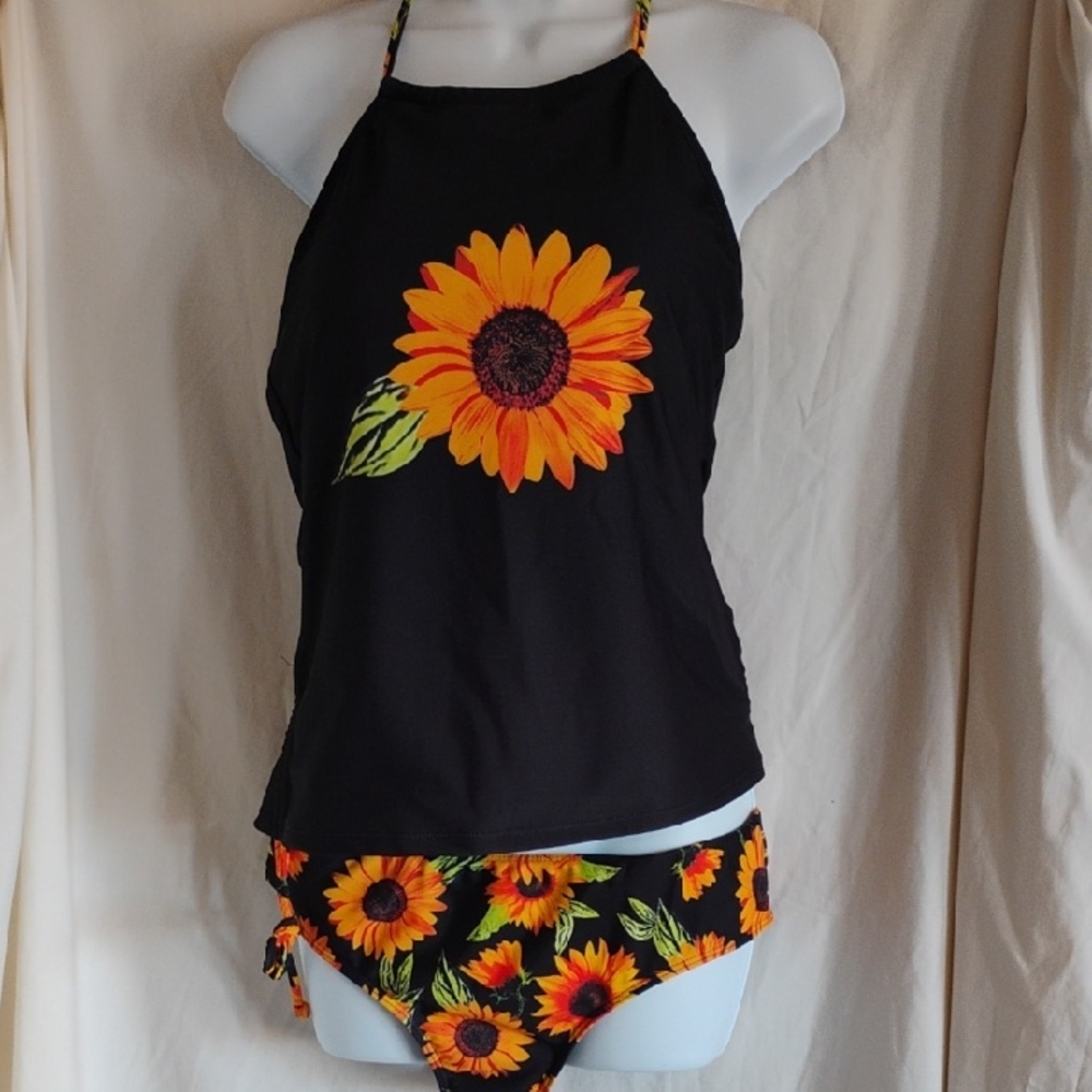 Sunflower Black Bikini Set